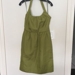 J.Crew halter dress green size 4